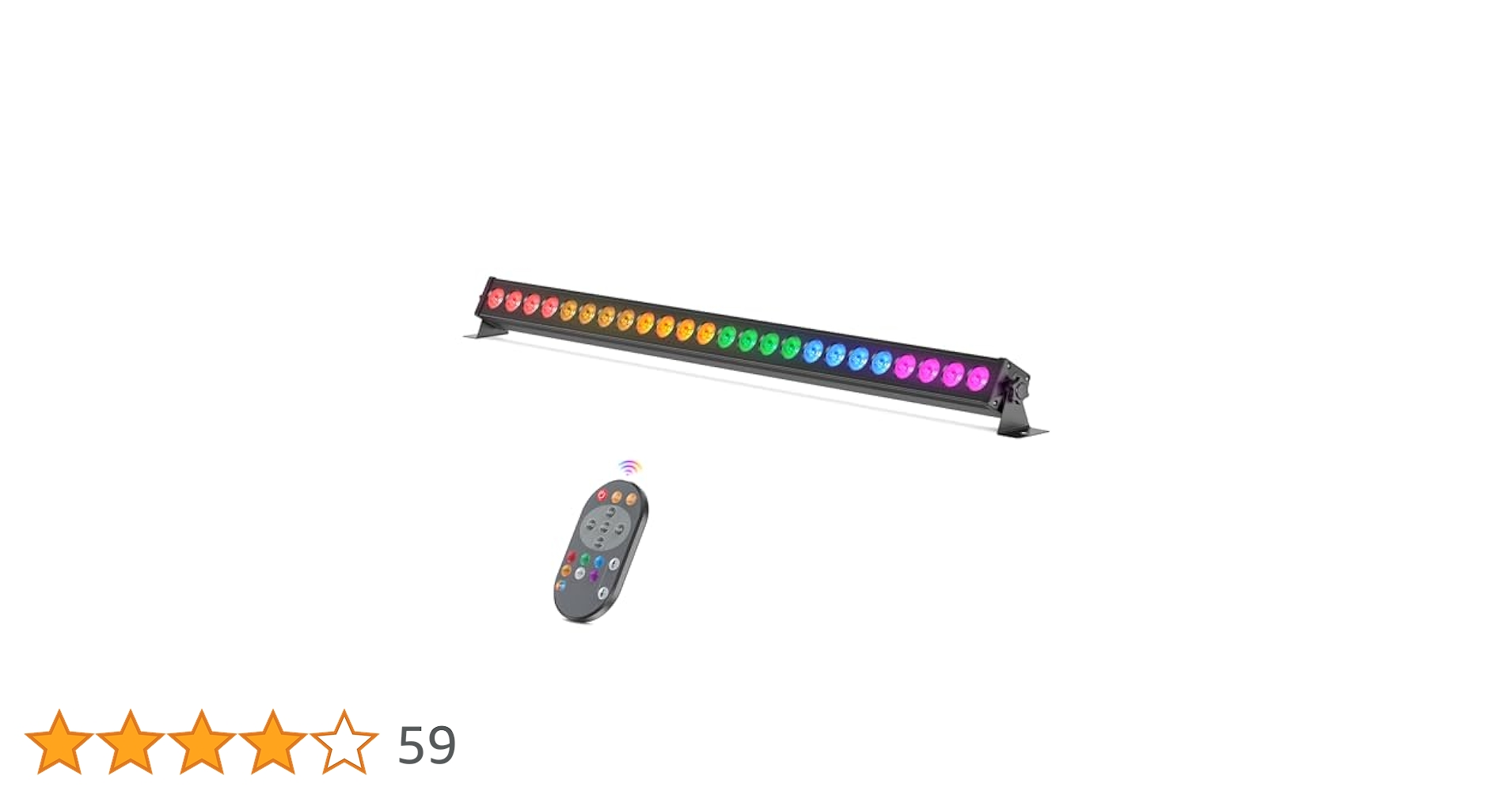 ステージライト 72W 24LEDs RGBW Djライト ビームライトリモコン ステージライト 72W 24LEDs RGBW Djライト ビームライトリモコン
